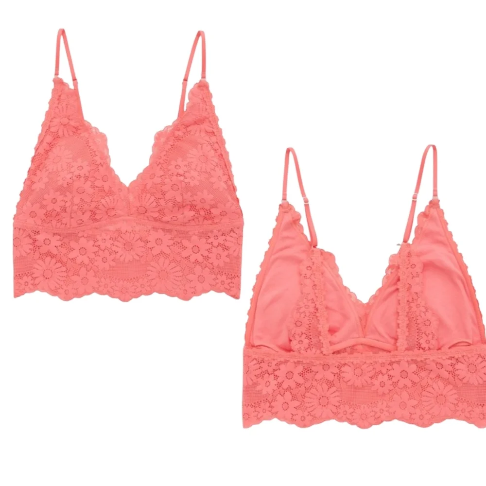 Aerie Sunflower Lace Longline Bralette - Picture 3 of 4
